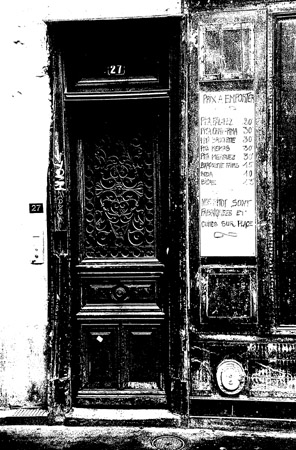 Door Paris - mono version